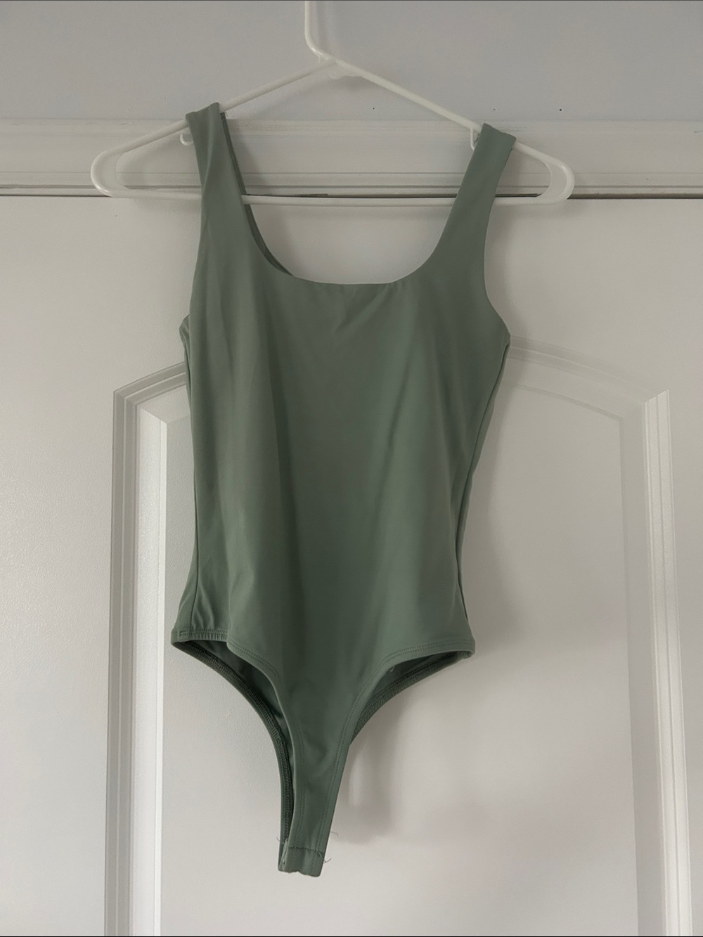 Francesca’s Sage Green Bodysuit